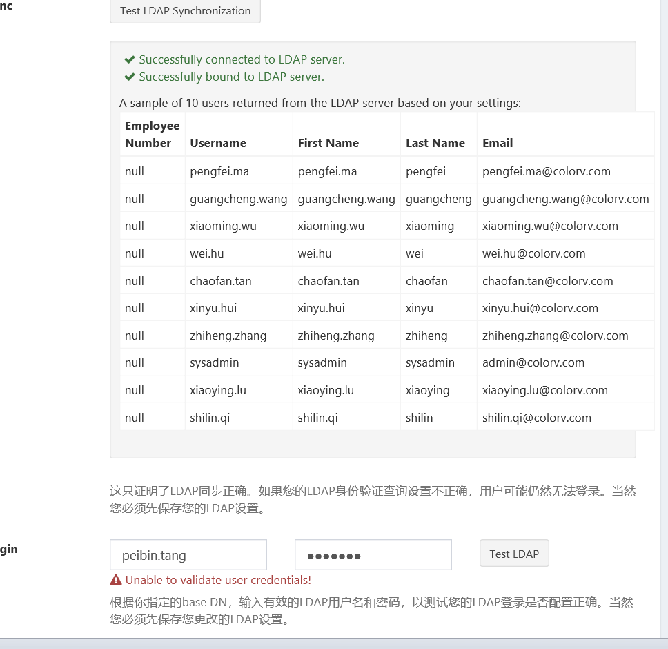 Ldap unable to validate user credentials issue 10259 snipe snipe