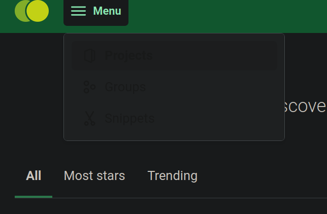 [Broken Website] Gitlab Menu broken on fairkom · Issue #10073 ...
