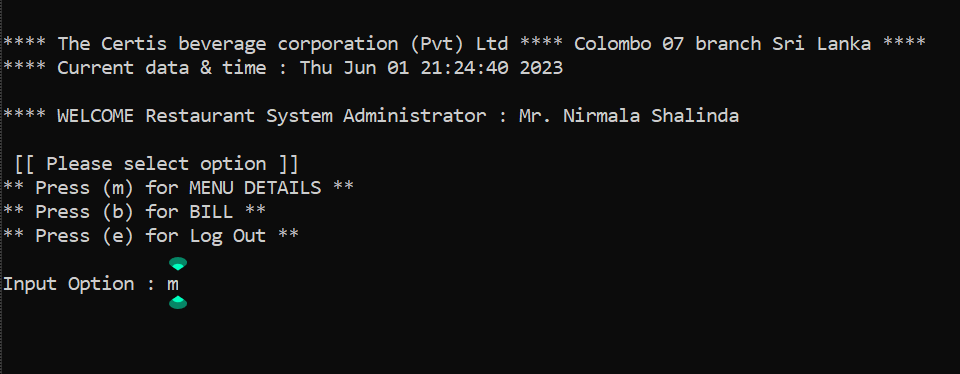 GitHub - rnshalinda/Restaurant-Bill-Calculator-Cashier-system ...