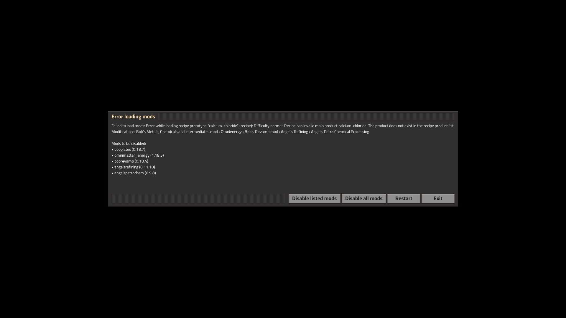 [BUG] Omnienergy won't load · Issue #163 · Omnimods/Omnimods · GitHub