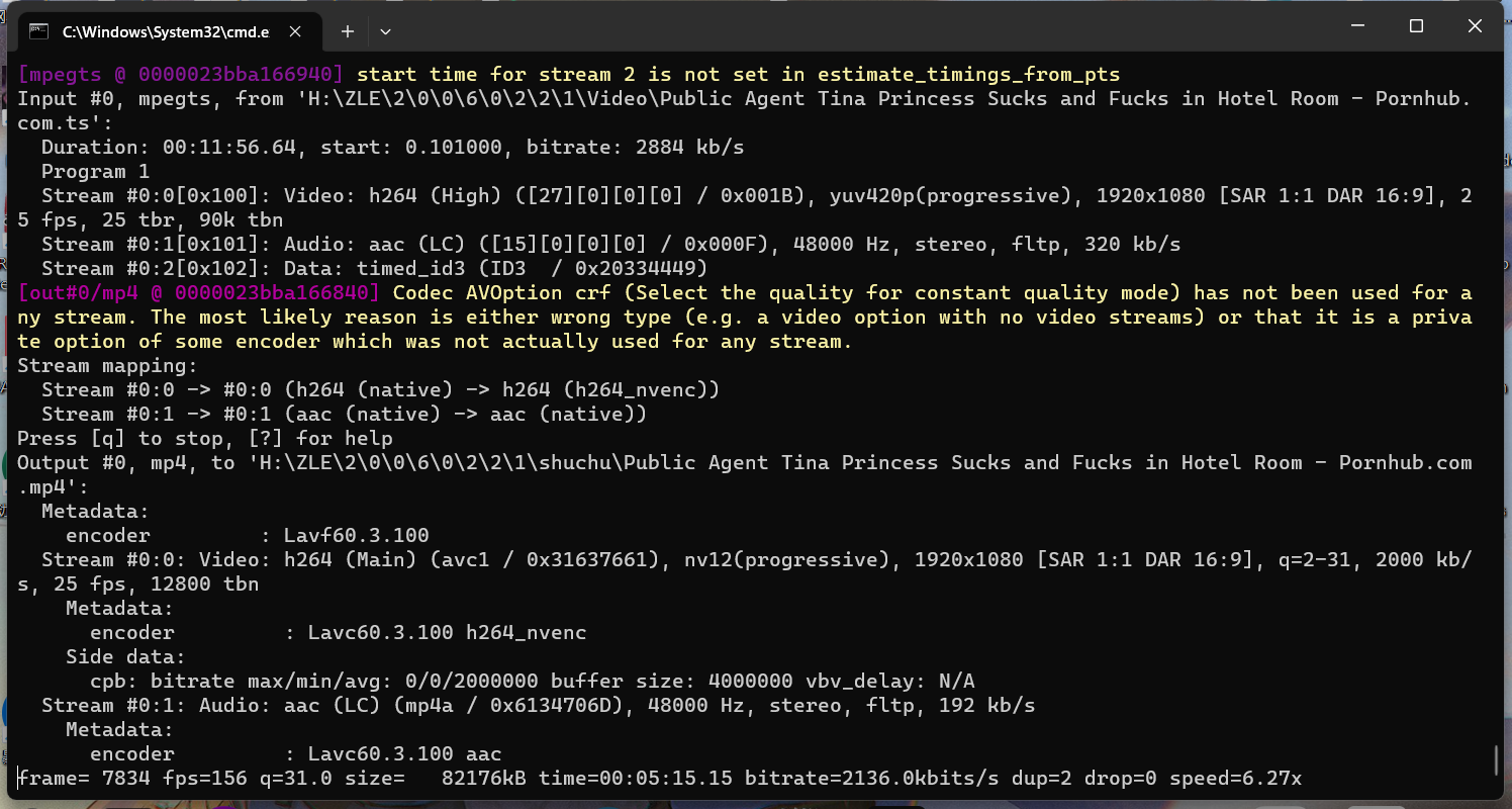 GitHub cfagafaga/VFCts "The tool to convert Ts files to MP4"