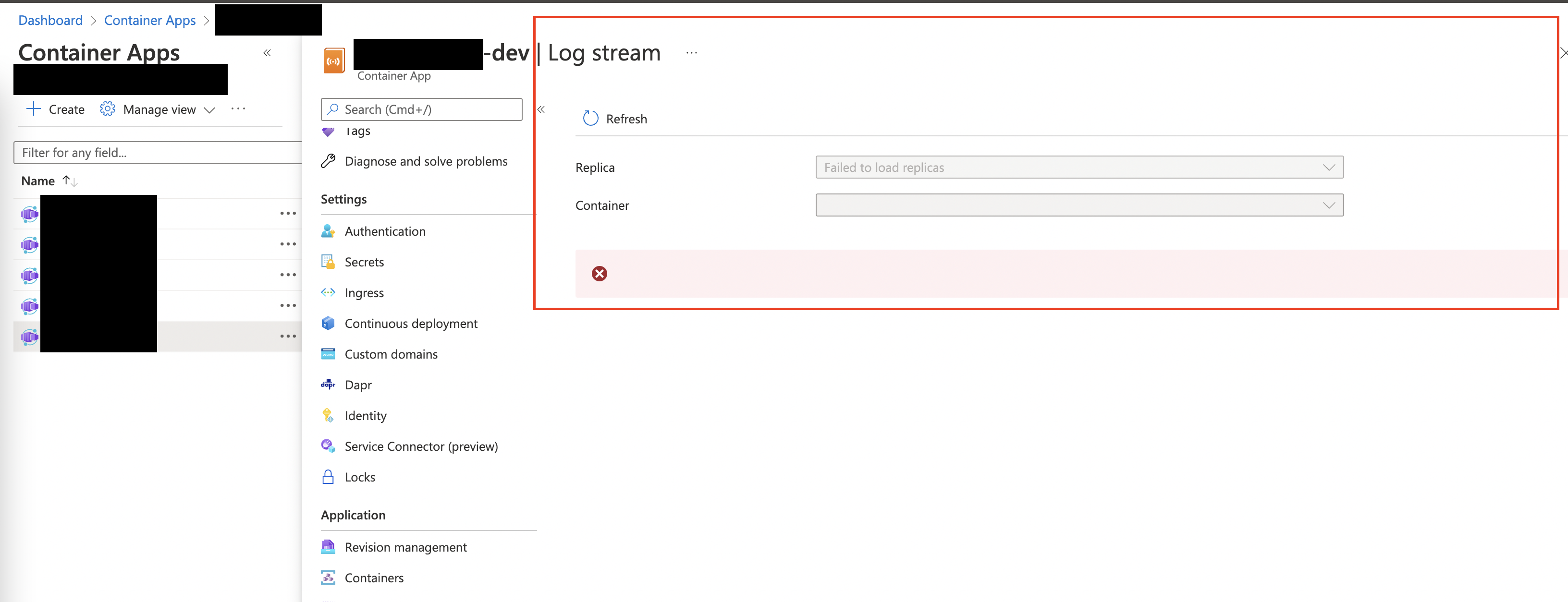 Issue: Missing a error message on Log Stream · Issue #248 · microsoft ...