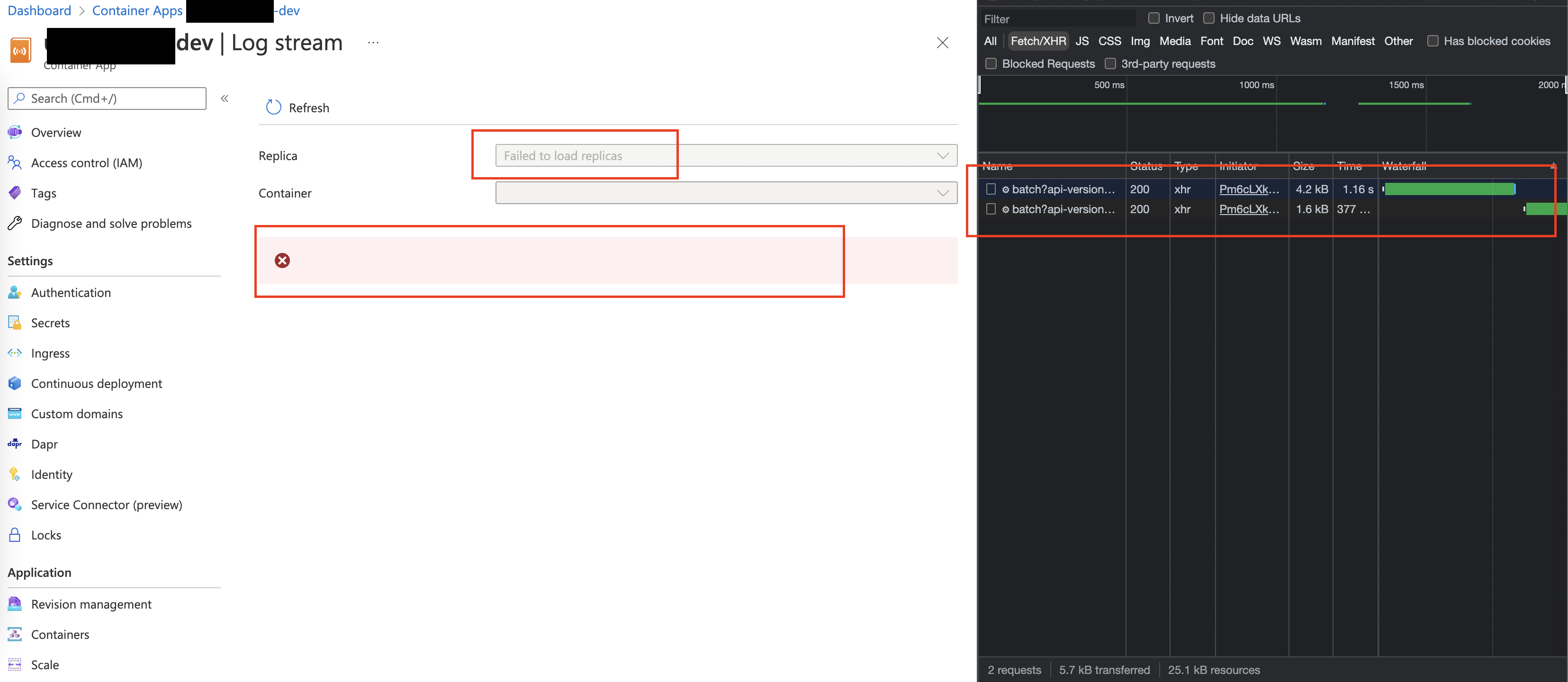 Issue: Missing a error message on Log Stream · Issue #248 · microsoft ...