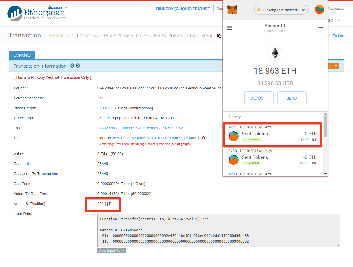 token exchange failed: error sending request for url... Token sending failed on-chain, but confirmed in Ui. · Issue #5495 ...
