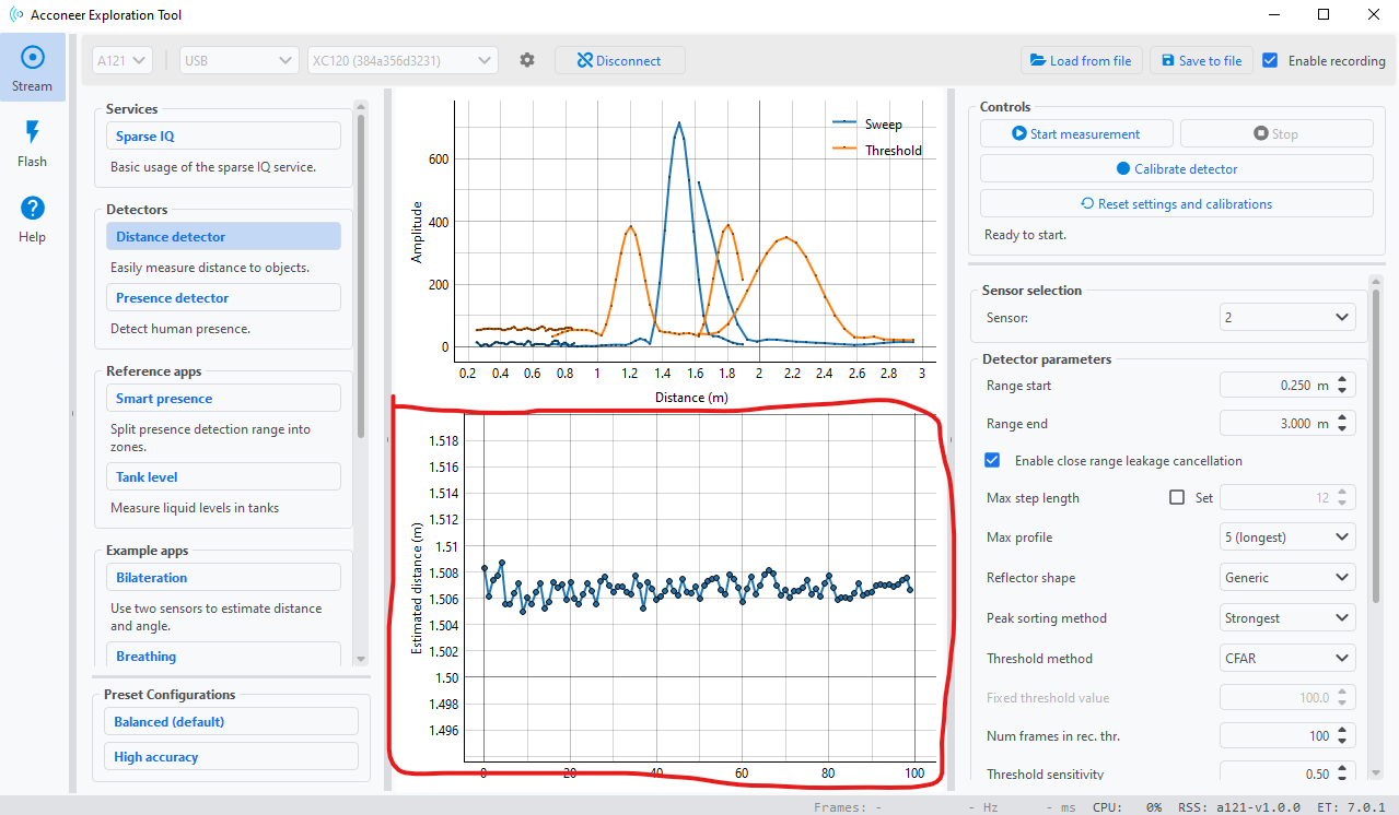 A121 evb exploration tool data aquisition issue 128 acconeer