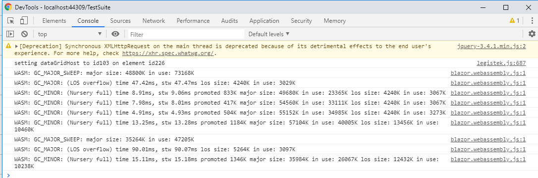 GC is too Aggressive in Blazor WASM, Degrading Performance · Issue ...
