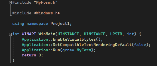GitHub - CarbonProg/WinForms_Project: Проект C++ Windows Forms