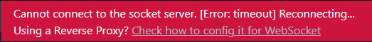 `Cannot connect to the socket server` through reverse proxy · Issue ...