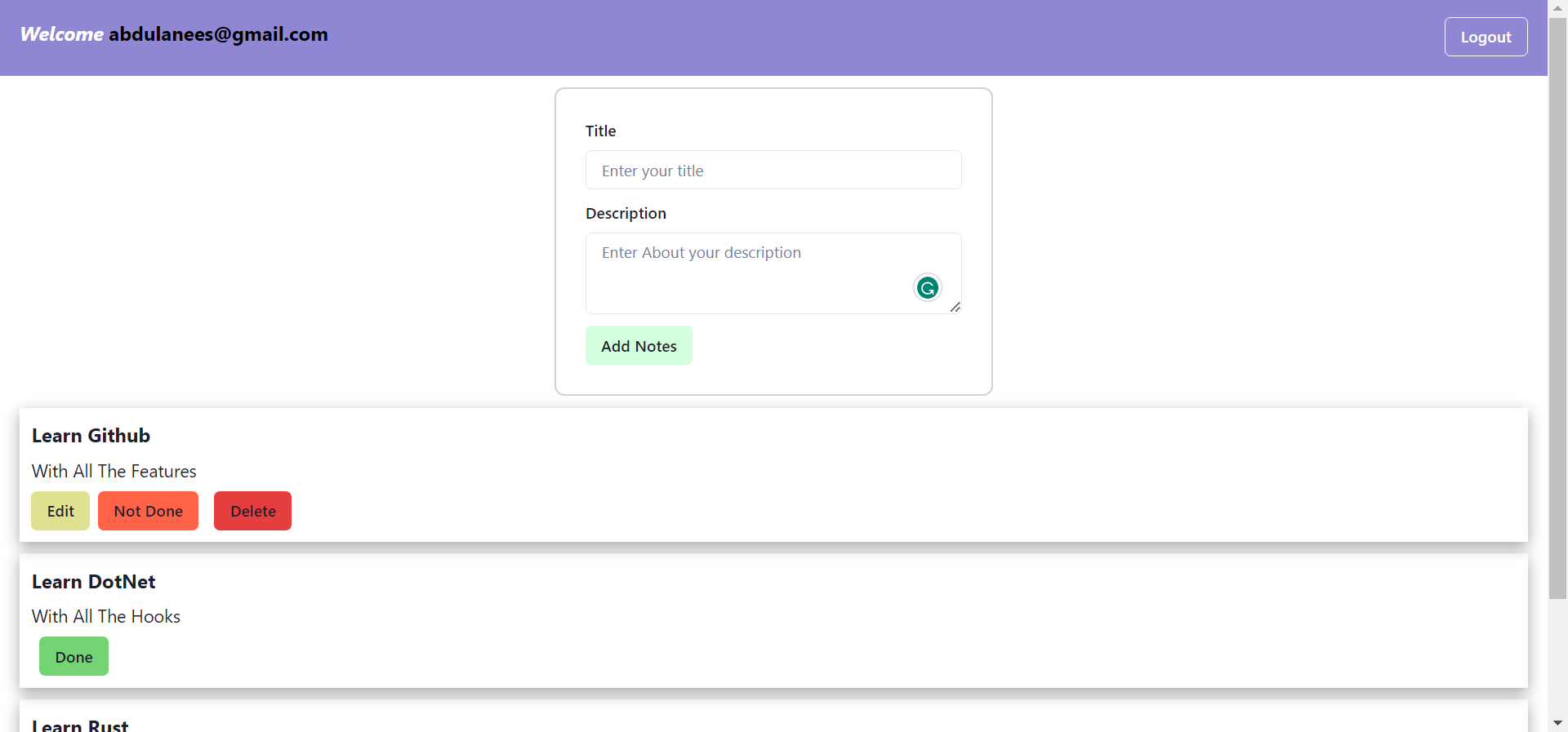 GitHub - gaurav-mishra-genzeon/Notes-App