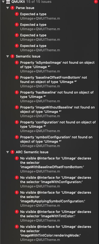 4.0.2 build 不通过 · Issue #769 · Tencent/QMUI_iOS · GitHub