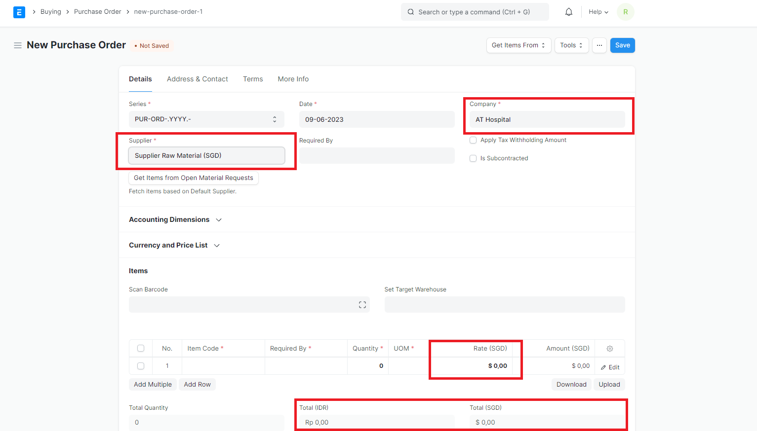 Blanket Order cannot handle multicurrency operation · Issue 35623