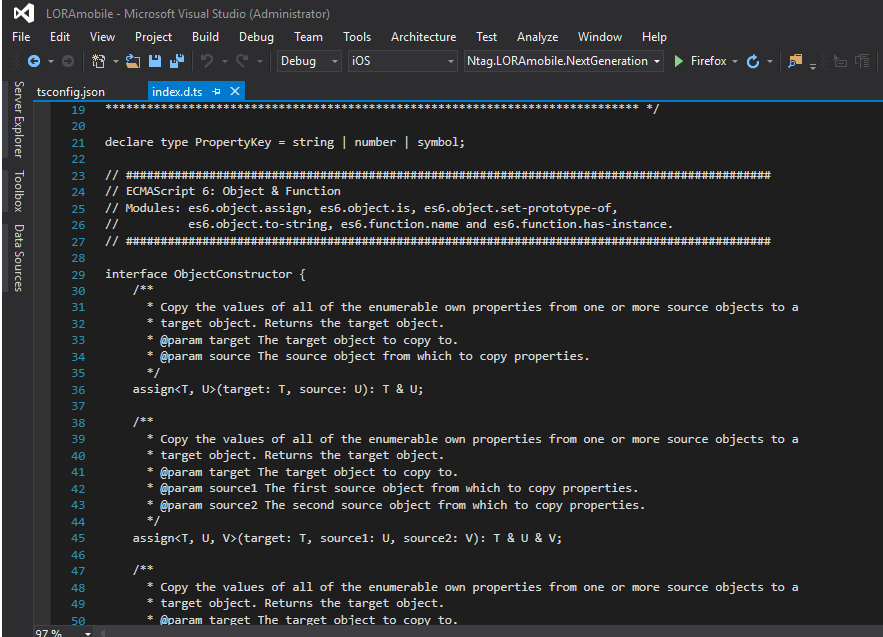 TypeScript 2.4.1 not working in VS 2015 Update 3 correctly · Issue