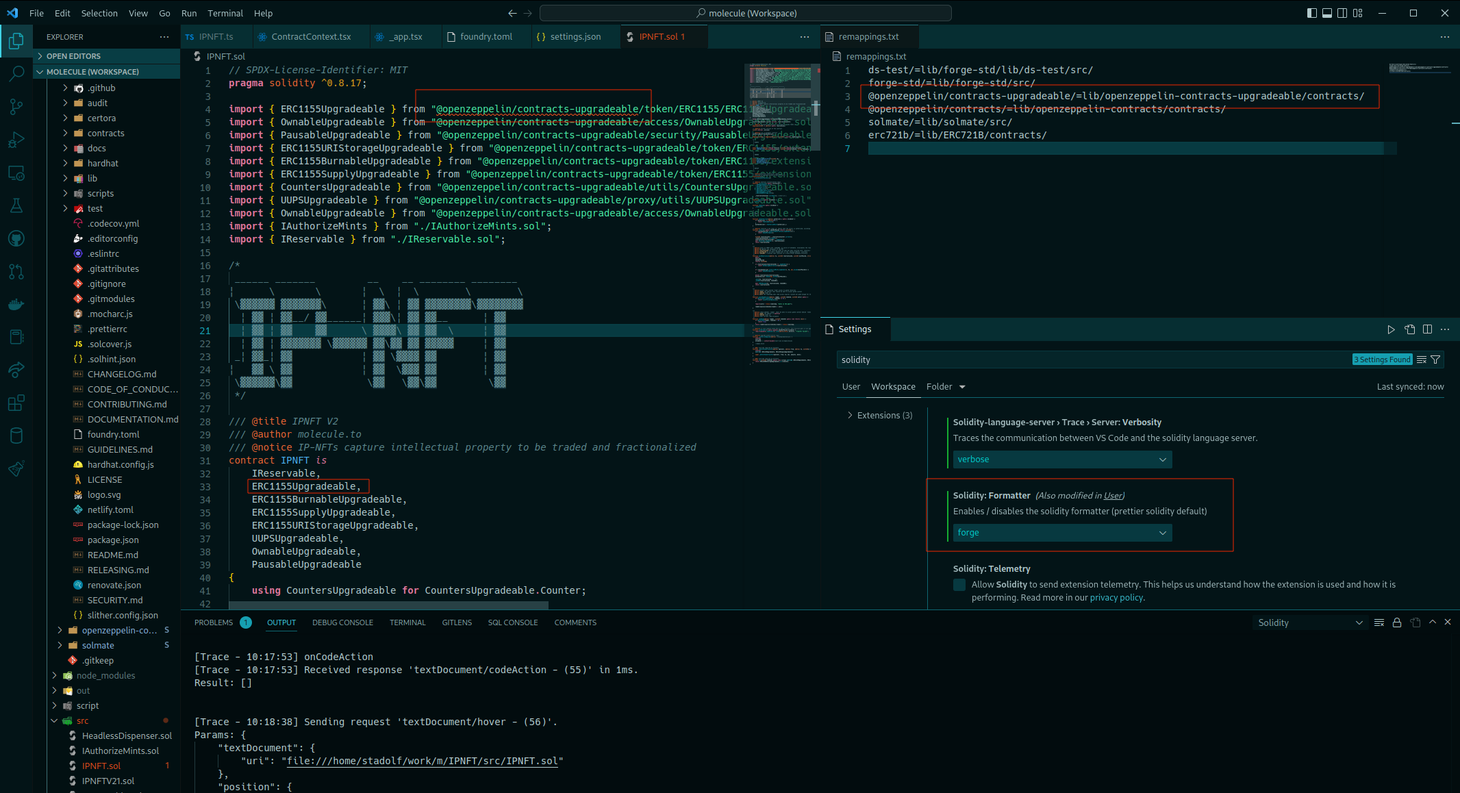 bug foundry / hh hybrid project doesn't index correctly on Linux · Issue 365 · NomicFoundation