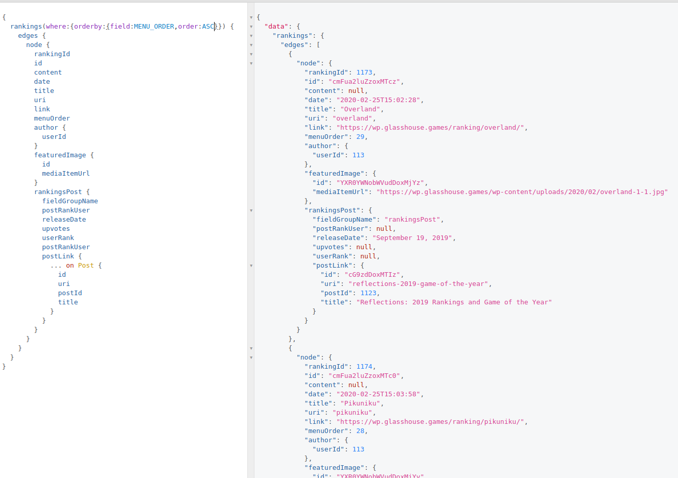 OrderBy Field not working · Issue #1168 · wp-graphql/wp-graphql · GitHub