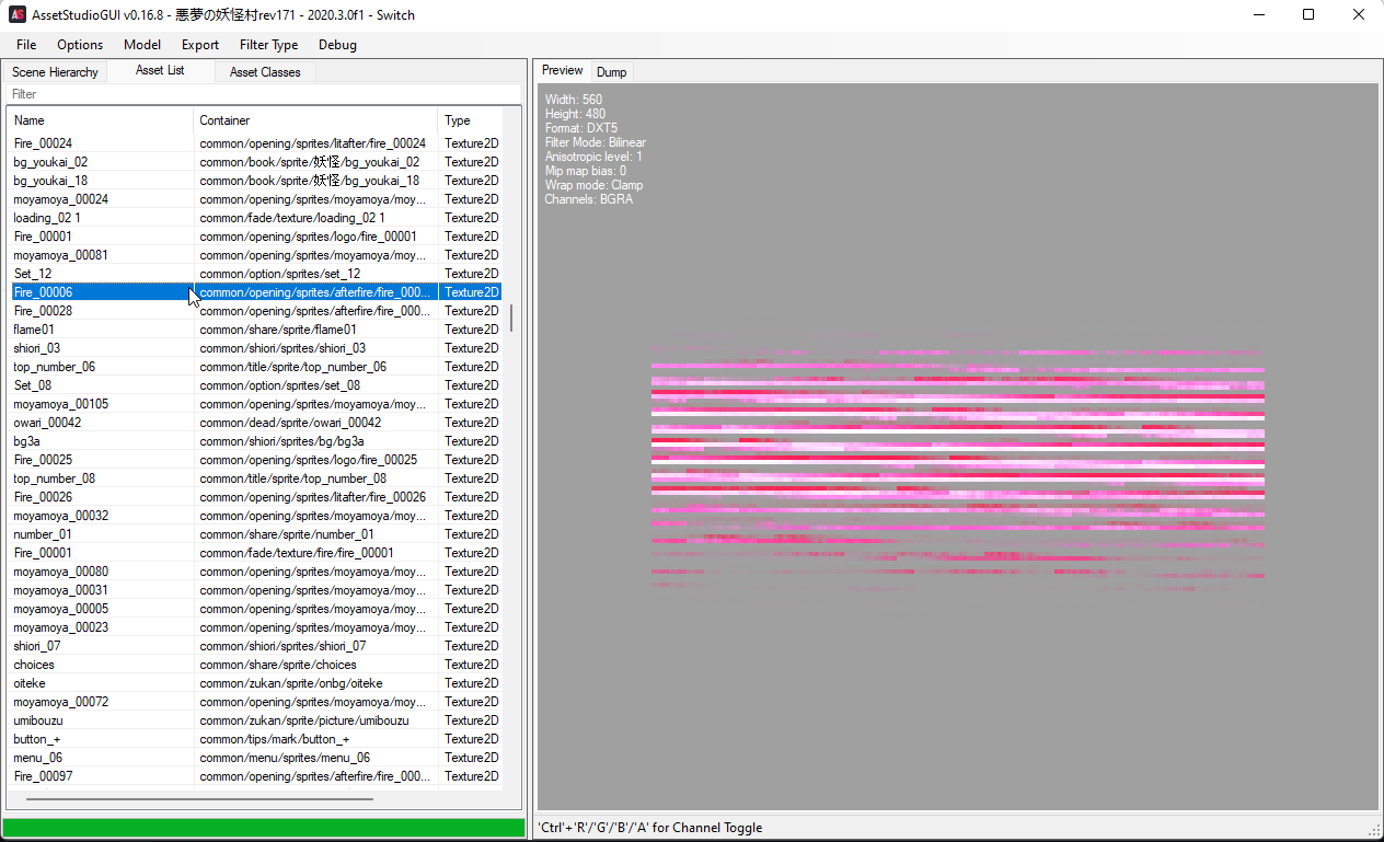 Texture from Version 2020.3.0f1 Not supported. · Issue #890 · Perfare ...