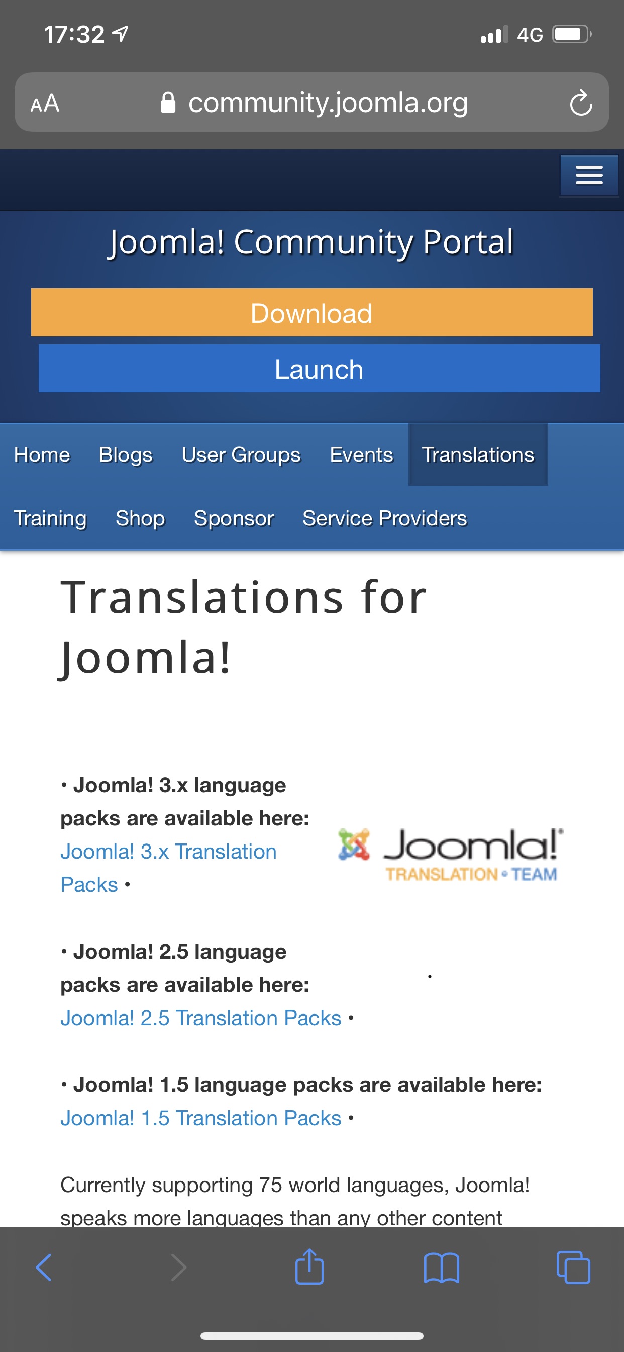 Translations for Joomla!