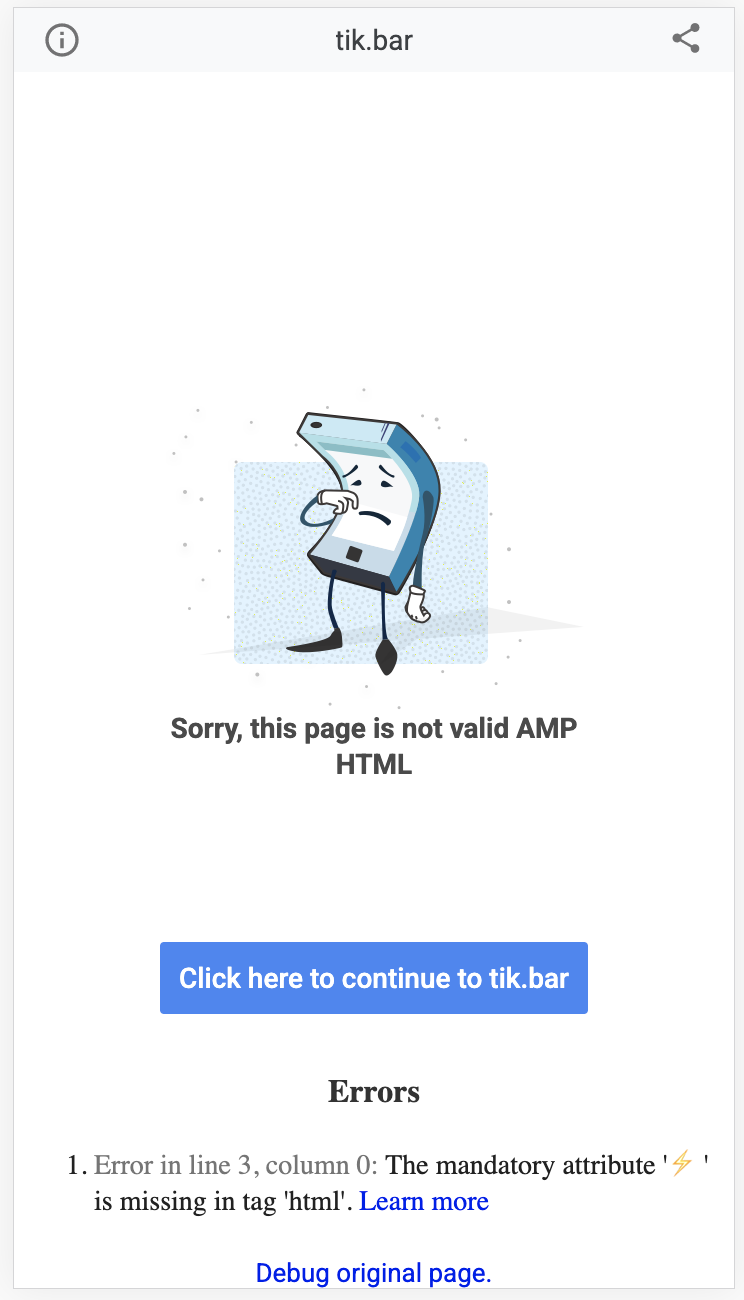 Google indexed AMP pages without /amp in URL · Issue 6415 · ampproject