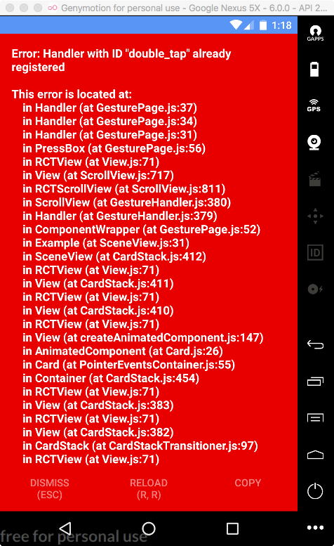 Handler with ID "double_tap" already registered · Issue #116 · software ...