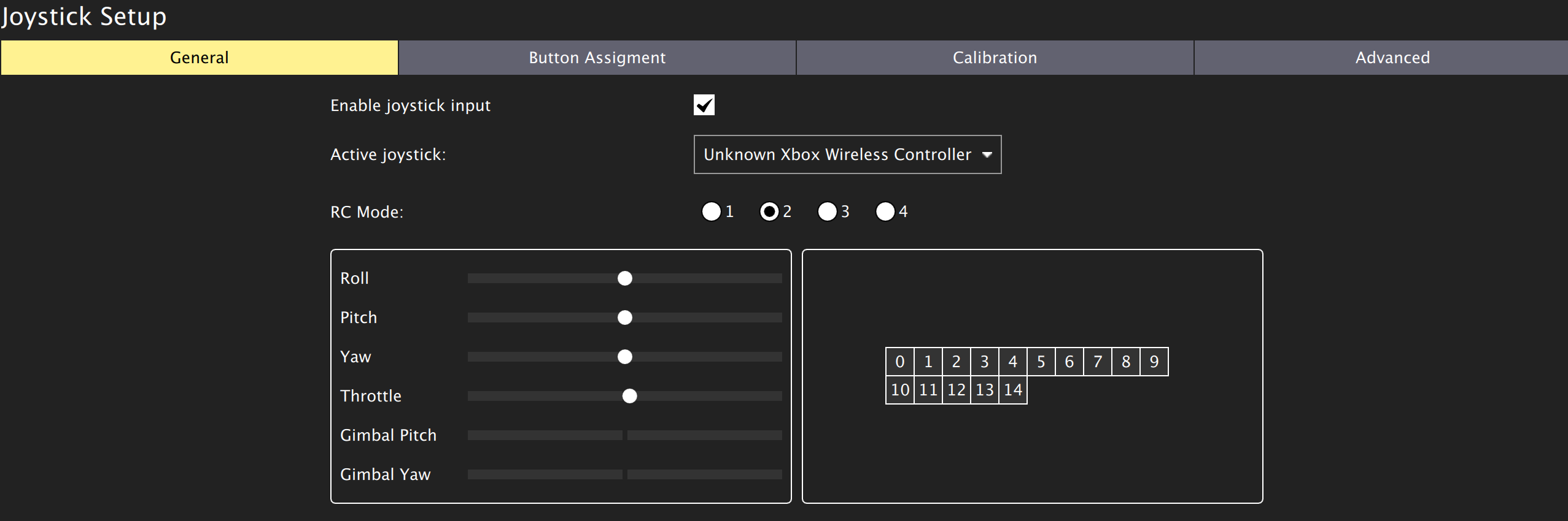 Joystick channels 5/6 not working · Issue 9255 · mavlink