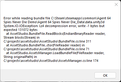 Error while reading bundle file Lz4 decompression error · Issue #1003 ...