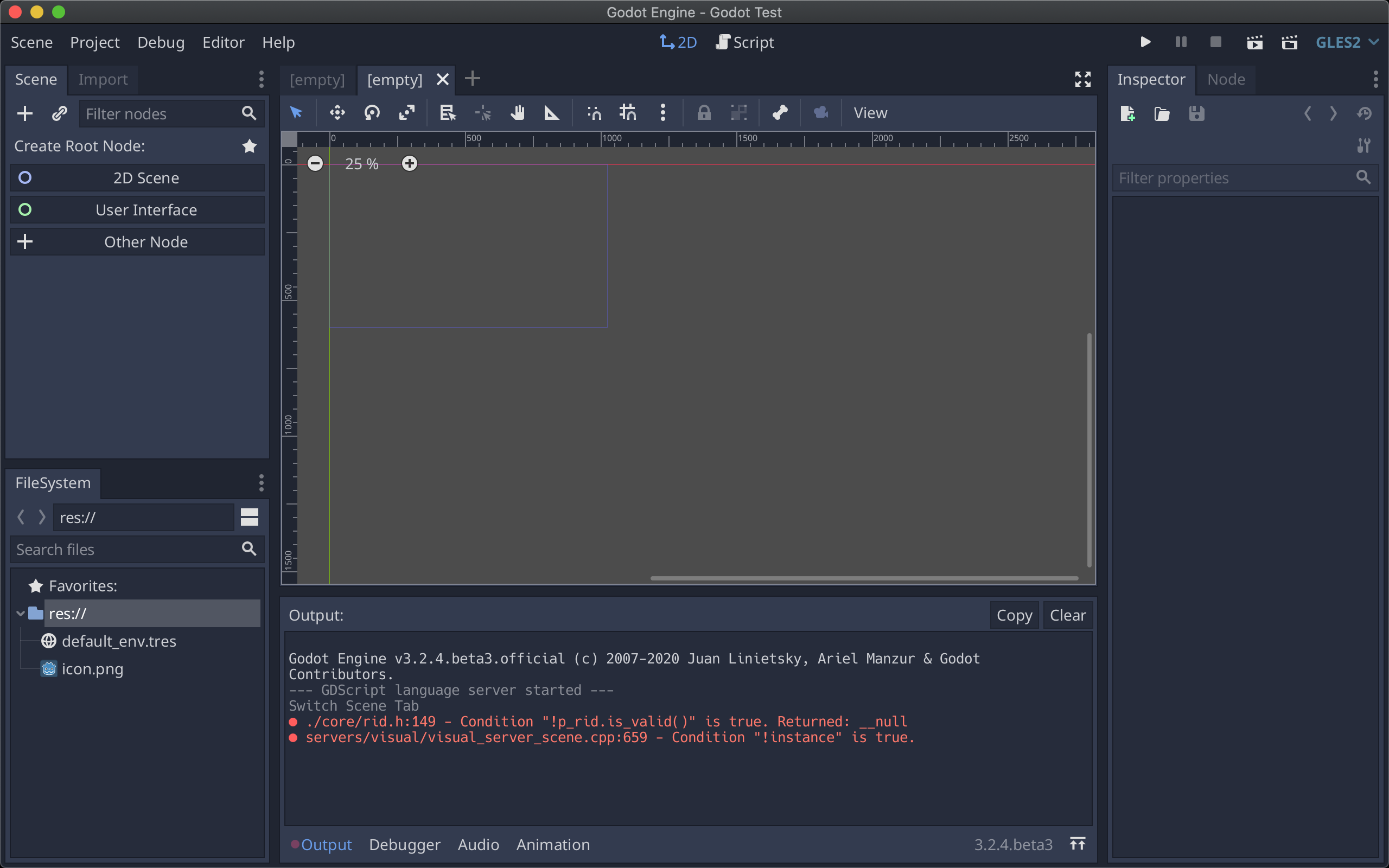 New Scene Error · Issue #44119 · godotengine/godot · GitHub