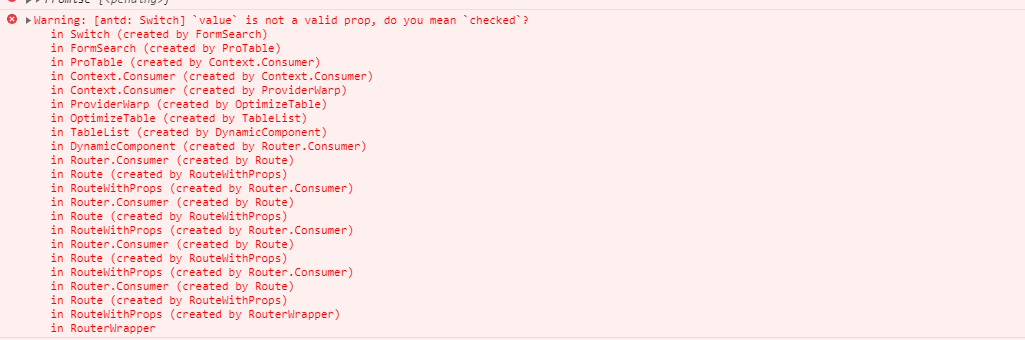 🐛[BUG] Switch 控件警告 · Issue #371 · ant-design/pro-table · GitHub
