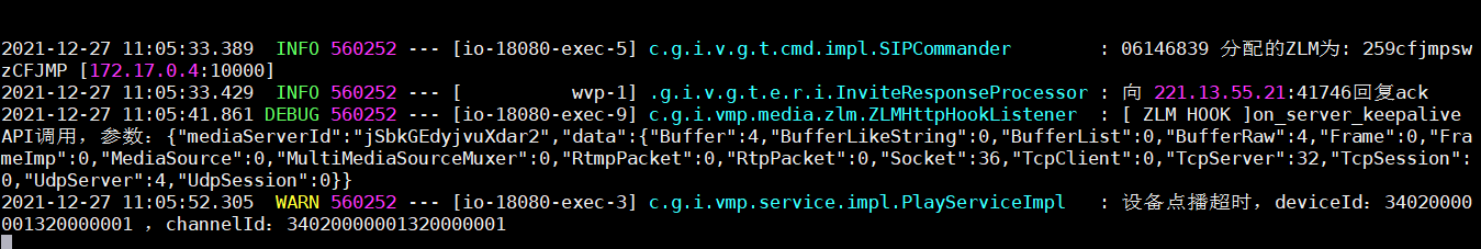 点播收流超时 · Issue #289 · 648540858/wvp-GB28181-pro · GitHub