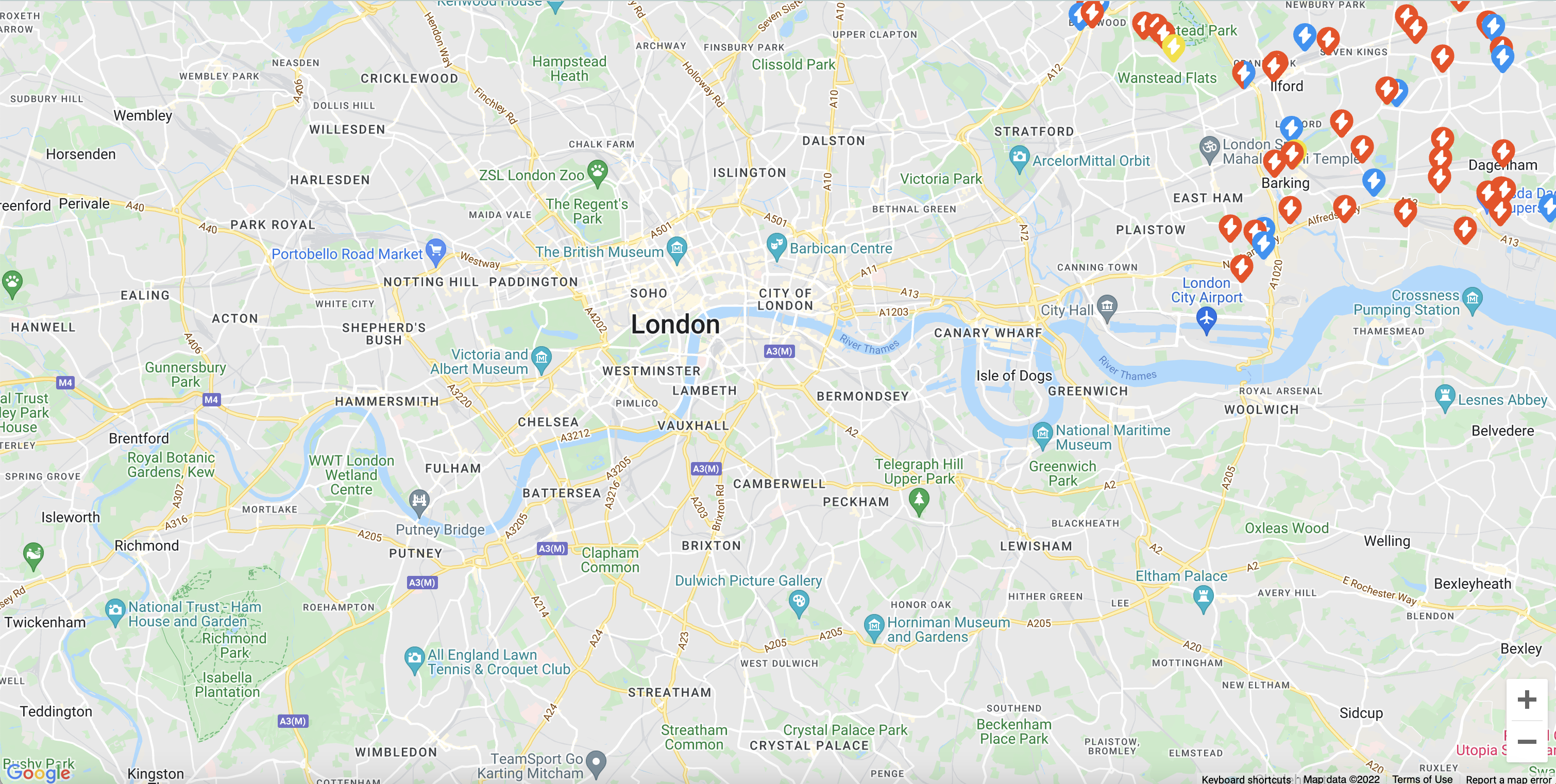 POI API request returns charging locations on corners of map (Google ...