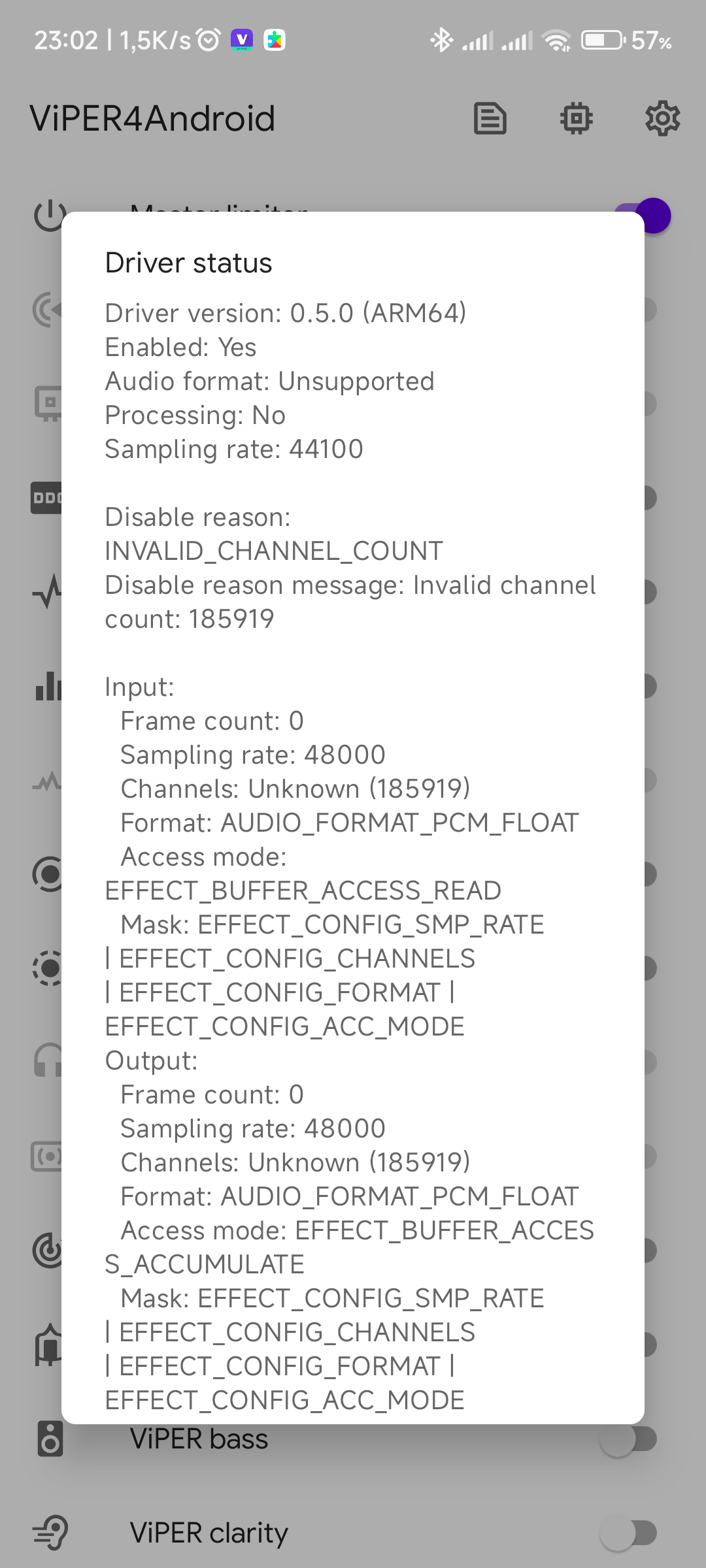 Viper not working with Bluetooth (7.1.4 dolby conflict?) · Issue 45