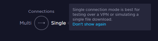 Test speed of a single connection · Issue #207 · librespeed/speedtest ...