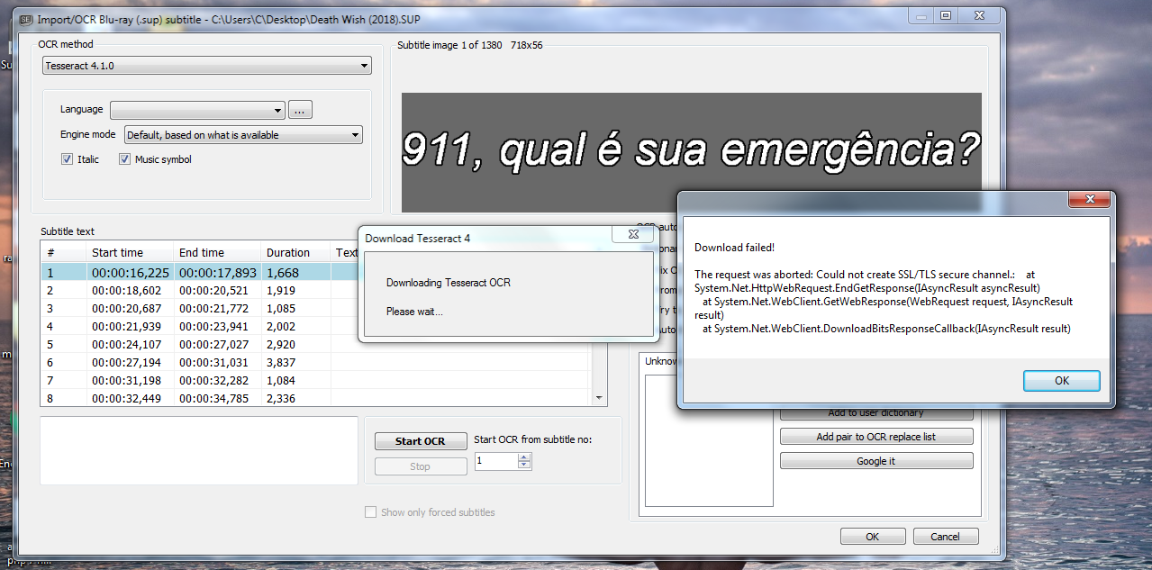 Can't download tesseract 4.0 · Issue #3794 · SubtitleEdit/subtitleedit ...