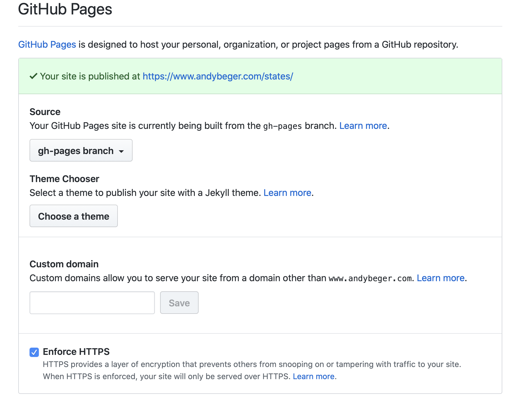 Github страница. Github pages.