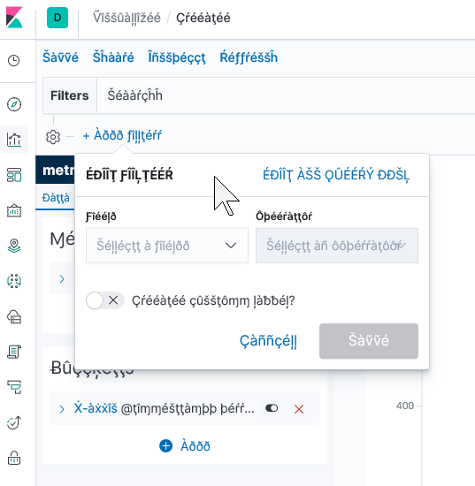 'filters' text in filter bar isn't localized · Issue 42176 · elastic