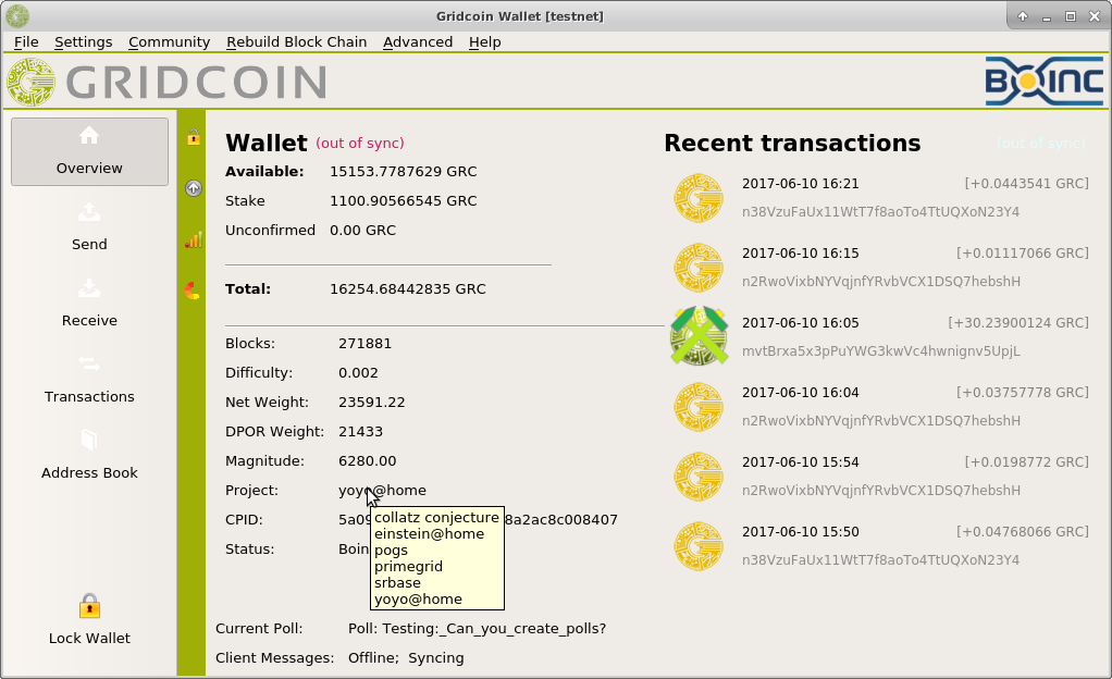 gridcoin wallet testnet _002