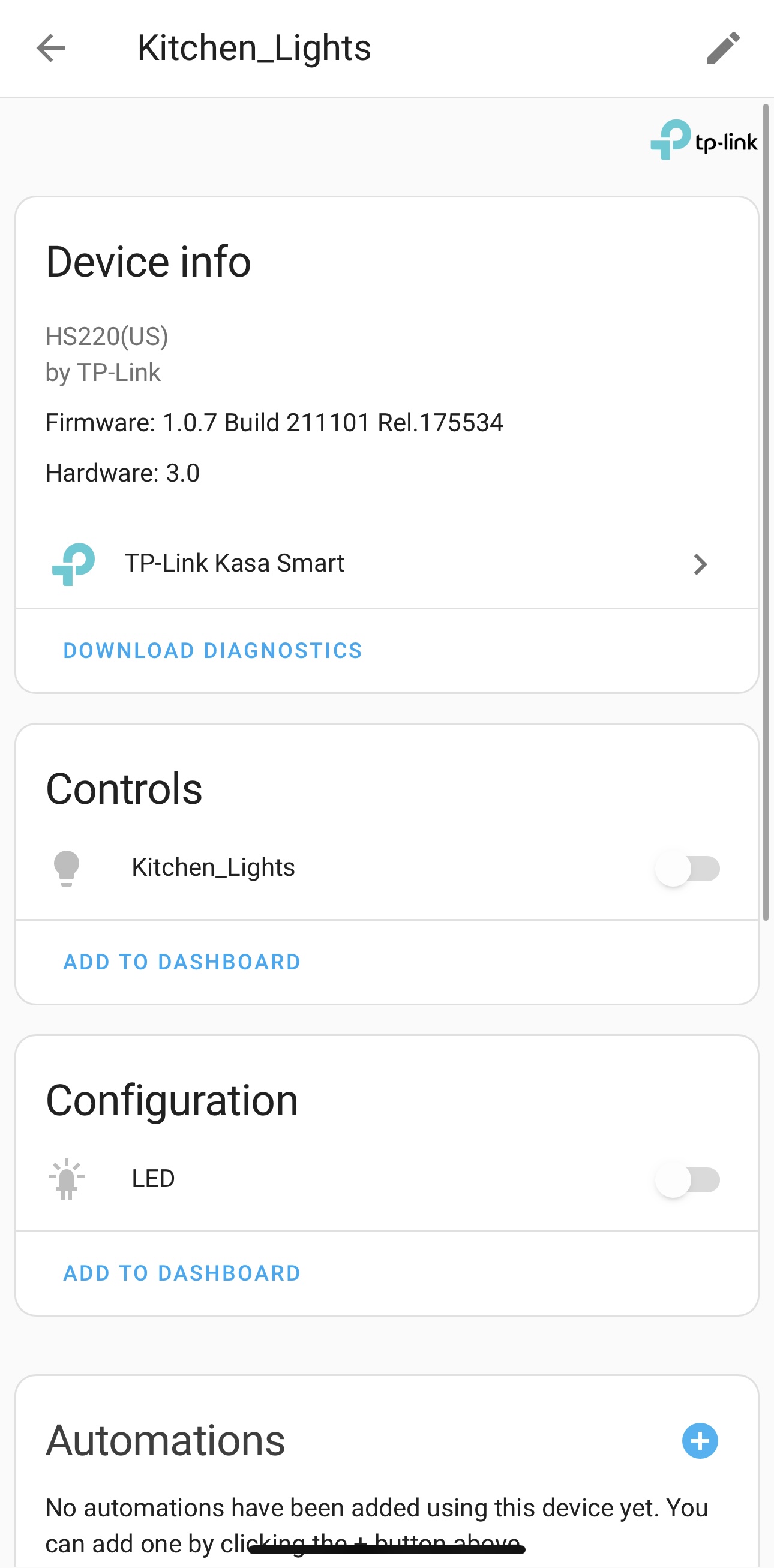 Kasa HS220 Dimmer switch not connecting to HA · Issue 94020 · home