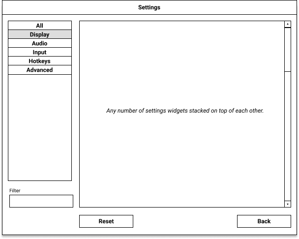 Overhaul settings panel layout · Issue #18952 · OpenRA/OpenRA · GitHub