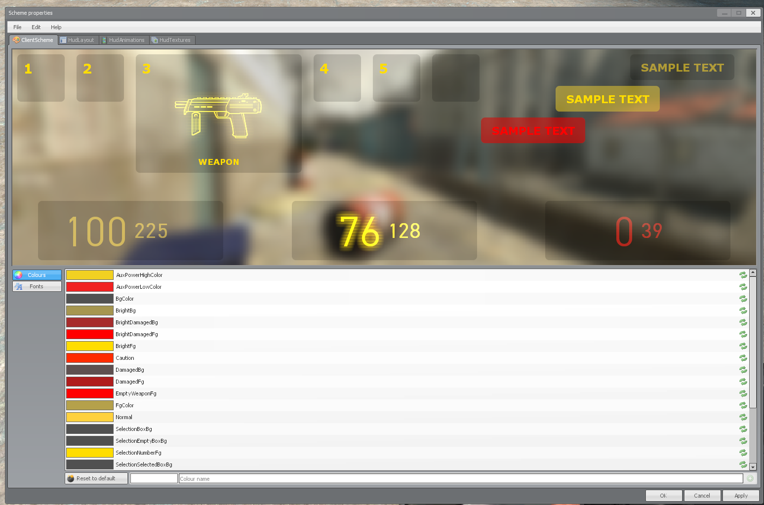 Weapon selection text misaligned on 1440p · Issue #1 · DyaMetR/hl2hud ...