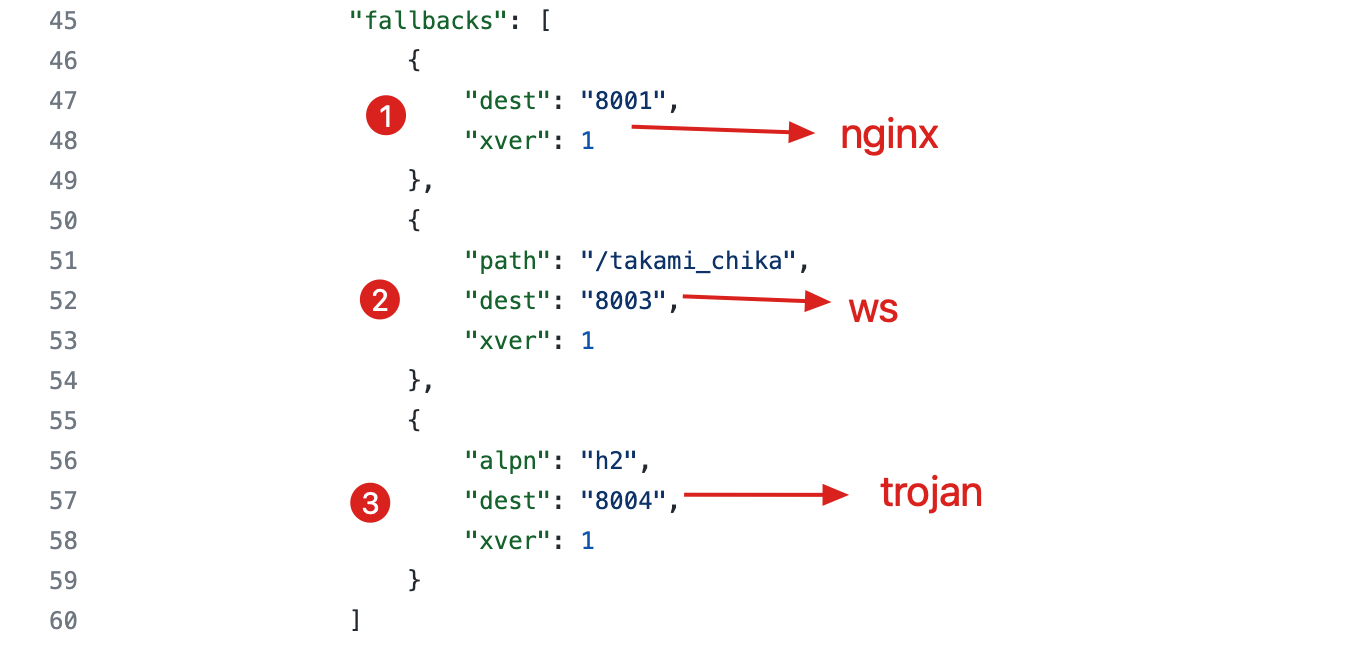 关于多协议共用的问题 · Issue 9 · chika0801/Xrayexamples · GitHub