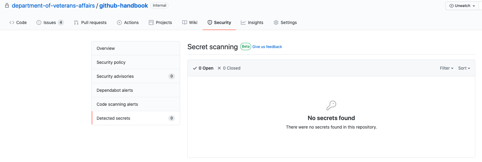 Github Secret Scanner , Code scanning is now available! – QZMRZA