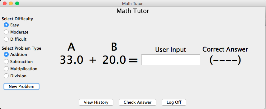 GitHub - tsmit317/MathTutor: MathTutor is an application developed to ...