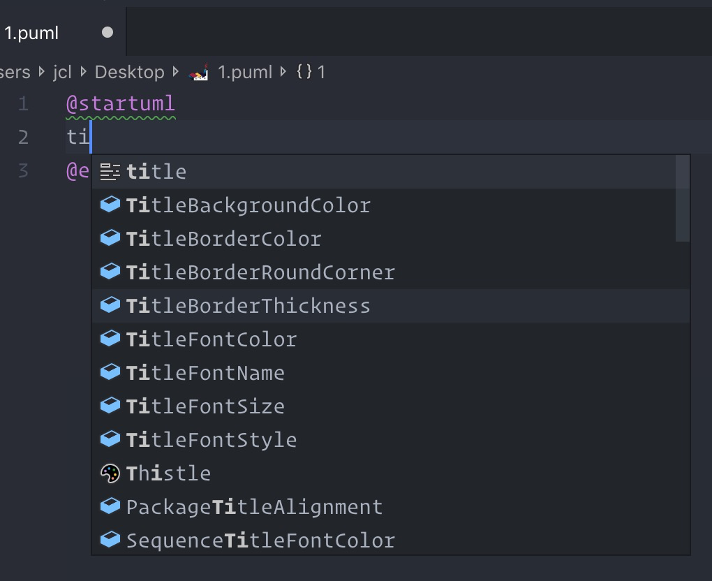keywords can't auto complete · Issue 222 · qjebbs/vscodeplantuml · GitHub