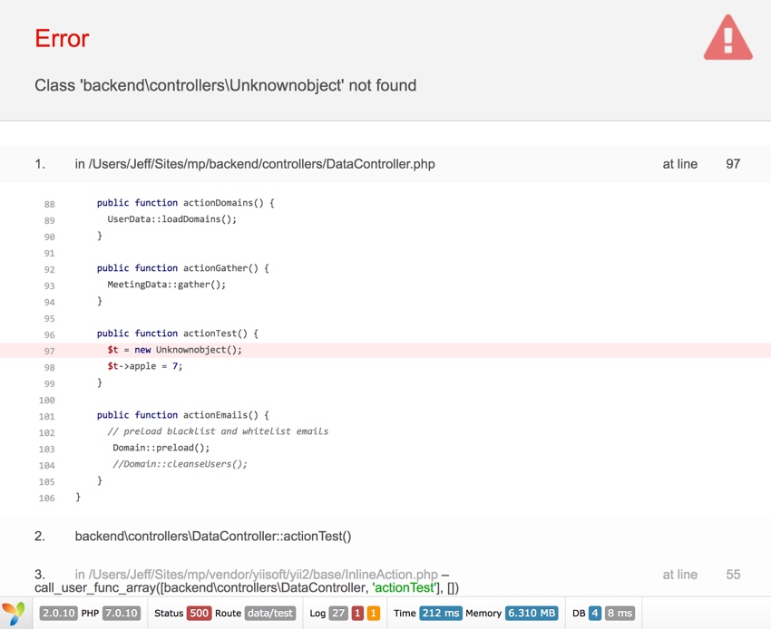 Error handler ошибка. Ошибка Yii. Yii2: обработка ошибок. Yii Error-Handler.