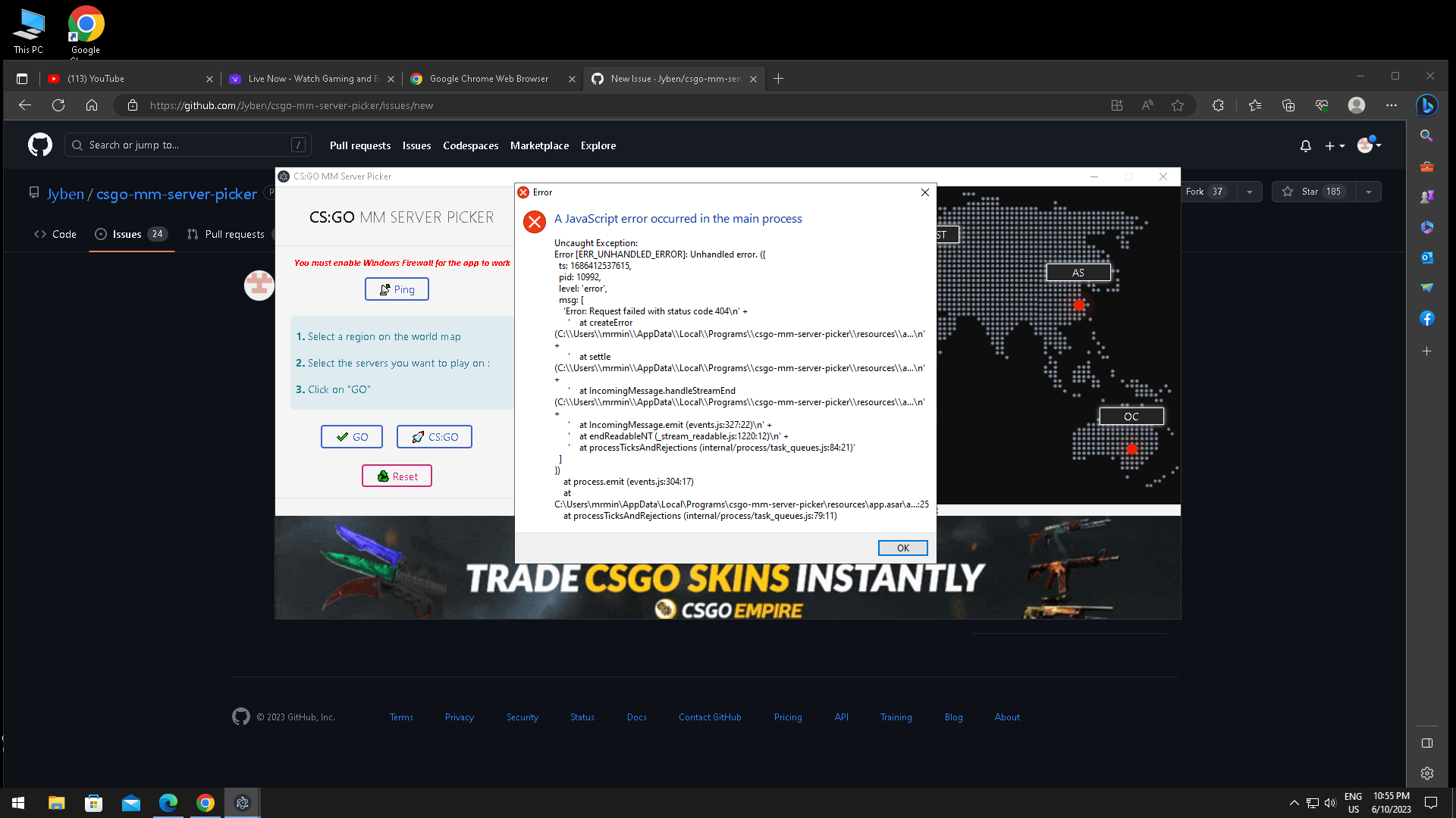 resource issue · Issue 115 · Jyben/csgommserverpicker · GitHub