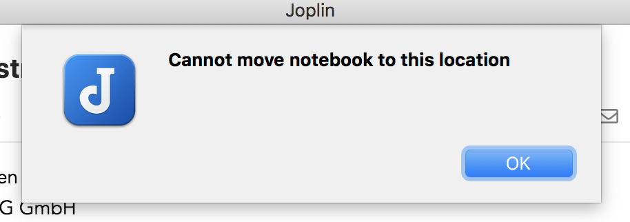 Error message "Cannot move notebook to this location" or "To manually ...