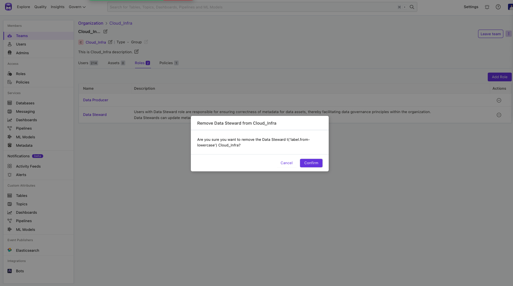 When removing a role, the label displays some code · Issue #9507 · open ...