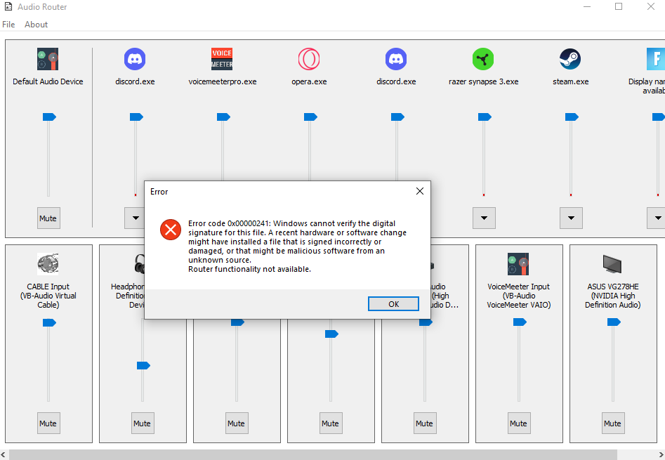 Audio Router not routing audio · Issue #159 · audiorouterdev/audio ...