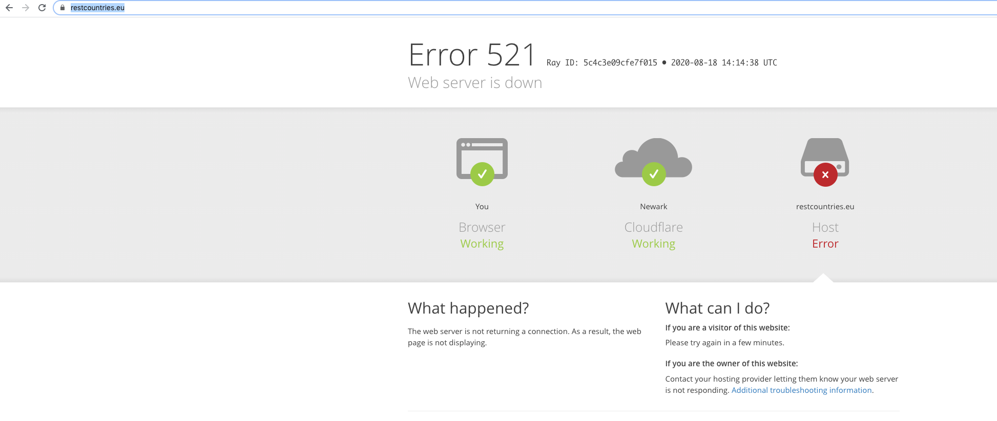 521 Error when accessing API · Issue #196 · apilayer/restcountries · GitHub