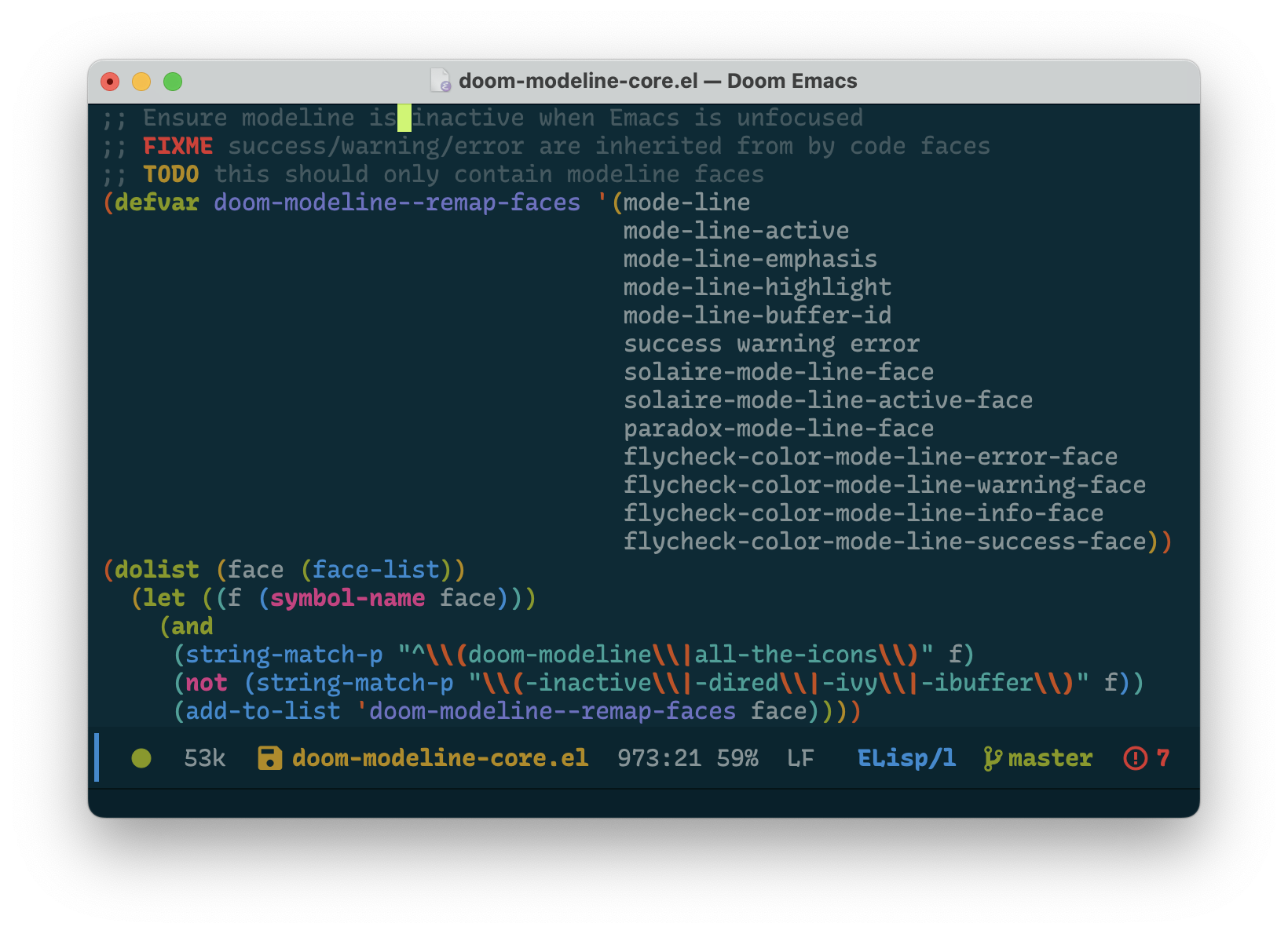 Emacs focused