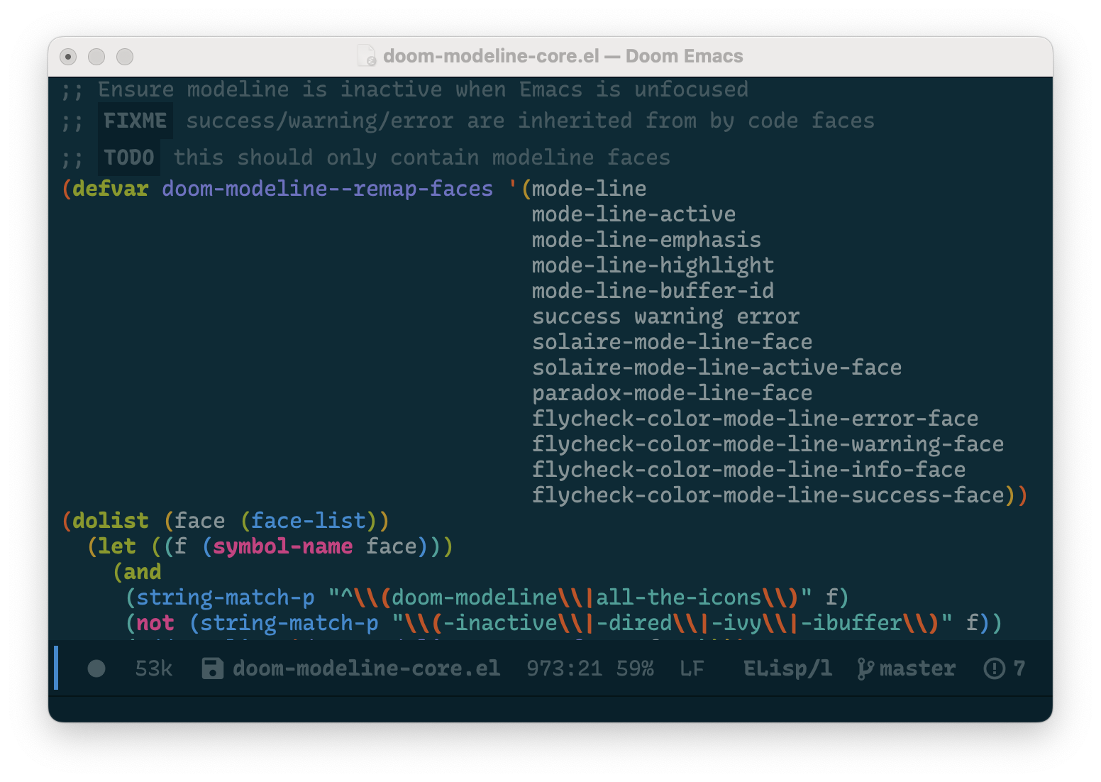 Emacs unfocused