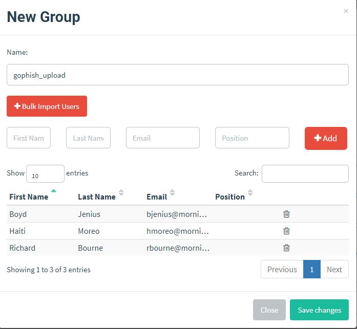 Issue Bulk Uploading From CSV · Issue #1171 · gophish/gophish · GitHub
